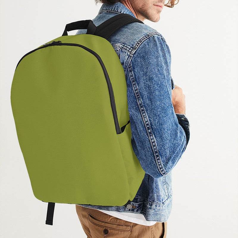 Deep Medium Lime Waterproof Backpack (LY1-ME-DE) - Man CloseUp