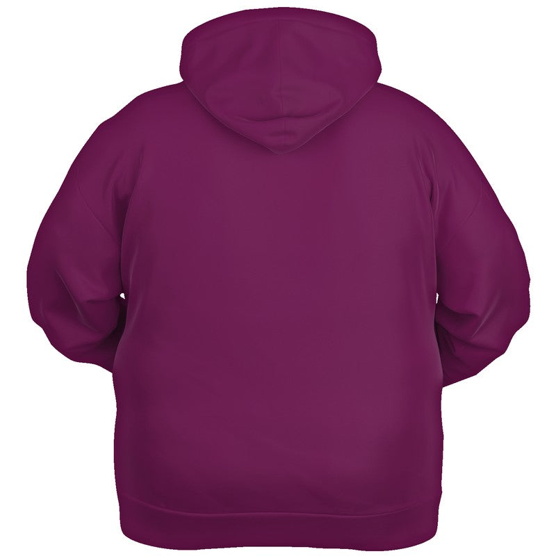 Deep Medium Magenta Hoodie PLUS (PIM2-ME-DE) - Ghost Back PLUS