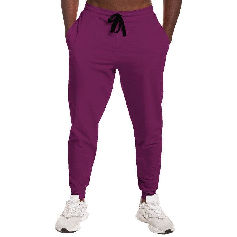 Deep Medium Magenta Joggers (PIM2-ME-DE) - Man Front