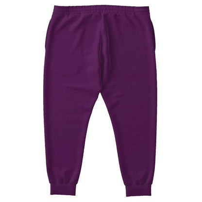 Deep Medium Magenta Joggers PLUS (M-ME-DE) - Back PLUS