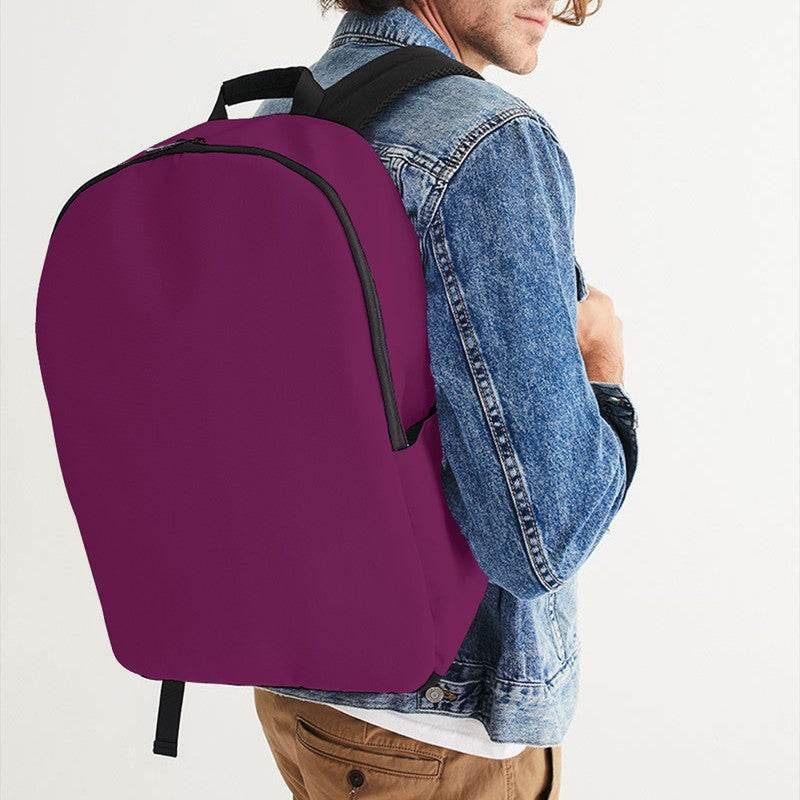Deep Medium Magenta Waterproof Backpack (PIM2-ME-DE) - Man CloseUp
