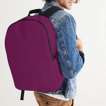 Deep Medium Magenta Waterproof Backpack (PIM2-ME-DE) - Man CloseUp
