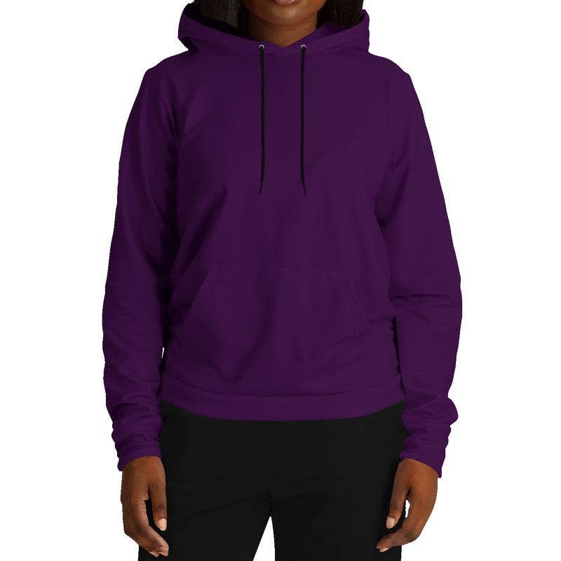 Deep Medium Purple Hoodie (MPU1-ME-DE) - Woman Front