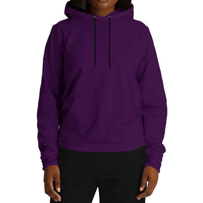 Deep Medium Purple Hoodie (MPU1-ME-DE) - Woman Front
