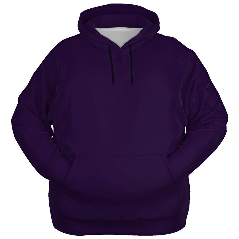 Deep Medium Purple Hoodie PLUS (MPU3-ME-DE) - Ghost Front PLUS