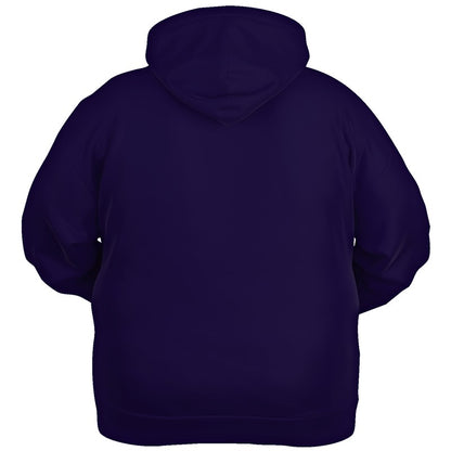 Deep Medium Purple Hoodie PLUS (PUI1-ME-DE) - Ghost Back PLUS
