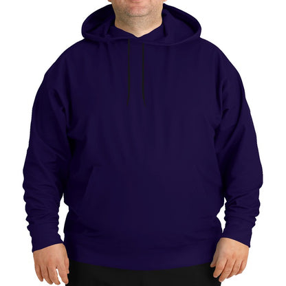 Deep Medium Purple Hoodie PLUS (PUI1-ME-DE) - Man Front PLUS