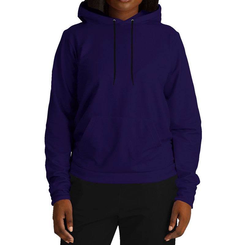 Deep Medium Purple Hoodie (PUI1-ME-DE) - Woman Front