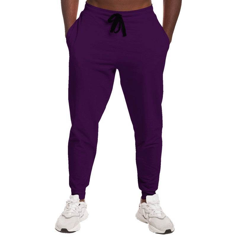 Deep Medium Purple Joggers (MPU1-ME-DE) - Man Front