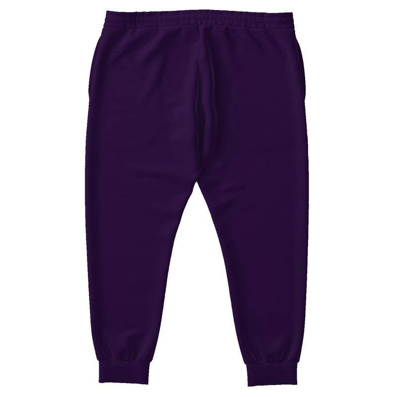 Deep Medium Purple Joggers PLUS (MPU3-ME-DE) - Back PLUS