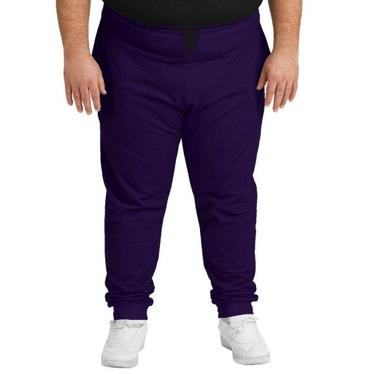 Deep Medium Purple Joggers PLUS (PU-ME-DE) - Man Front PLUS