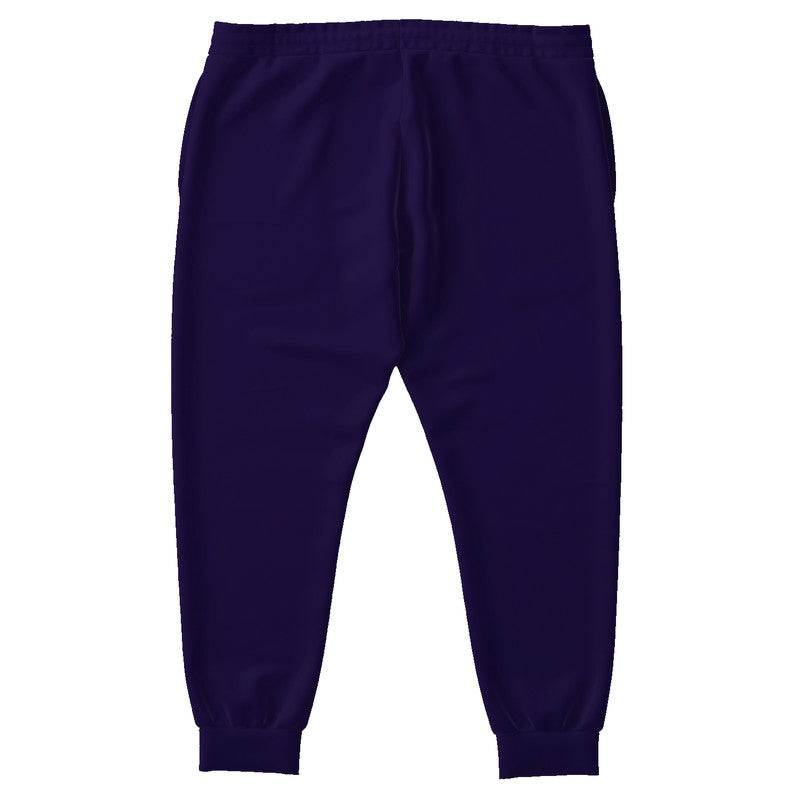 Deep Medium Purple Joggers PLUS (PUI1-ME-DE) - Back PLUS