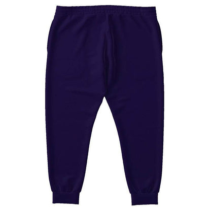 Deep Medium Purple Joggers PLUS (PUI1-ME-DE) - Back PLUS