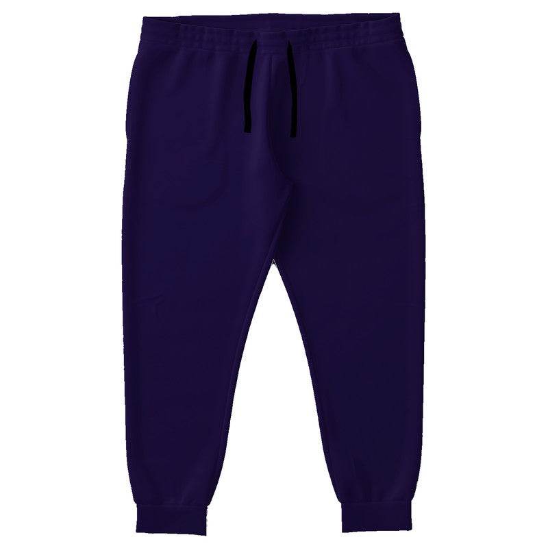 Deep Medium Purple Joggers PLUS (PUI1-ME-DE) - Front PLUS