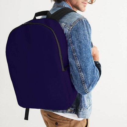 Deep Medium Purple Waterproof Backpack (PUI1-ME-DE) - Man CloseUp