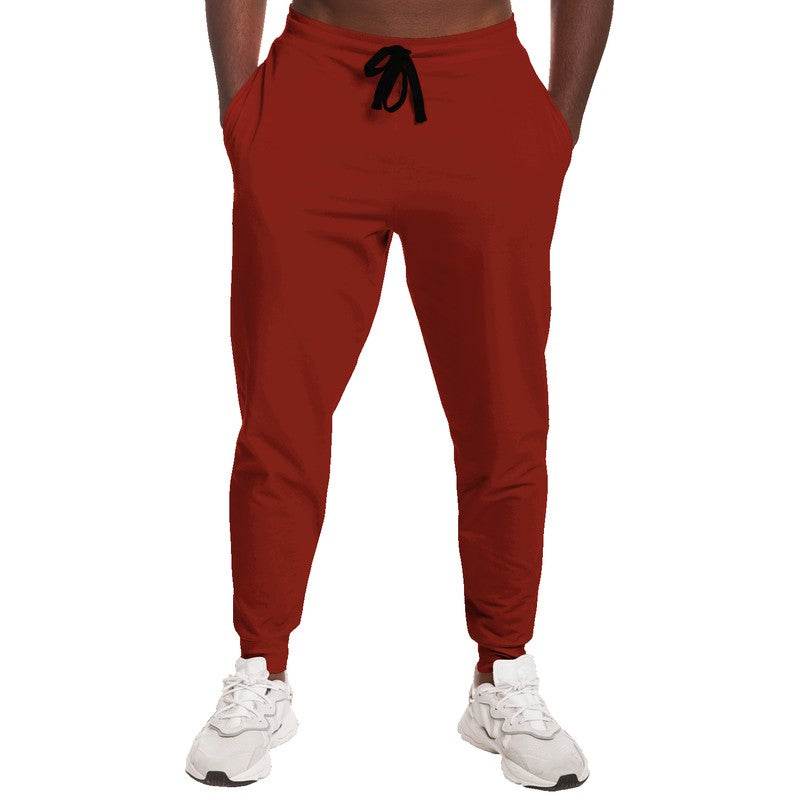 Deep Medium Red Joggers (R-ME-DE) - Man Front