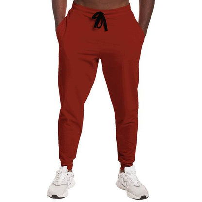 Deep Medium Red Joggers (R-ME-DE) - Man Front