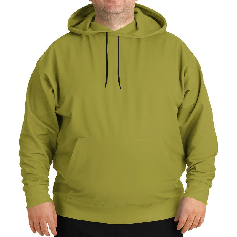 Deep Medium Yellow Hoodie PLUS (LY2-ME-DE) - Man Front PLUS
