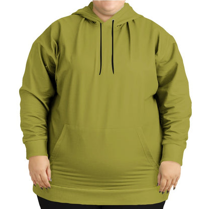 Deep Medium Yellow Hoodie PLUS (LY2-ME-DE) - Woman Front PLUS