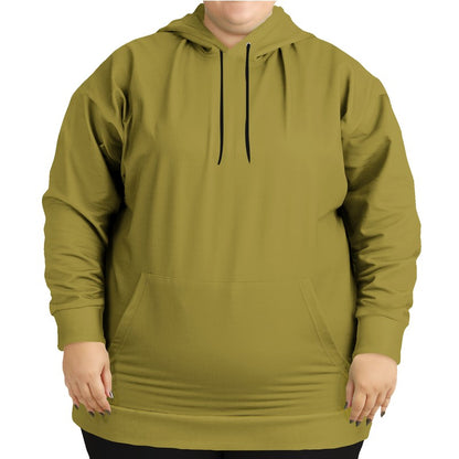 Deep Medium Yellow Hoodie PLUS (LY3-ME-DE) - Woman Front PLUS