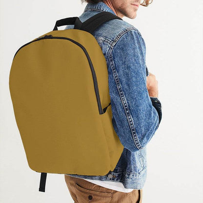 Deep Medium Yellow Waterproof Backpack (YO1-ME-DE) - Man CloseUp