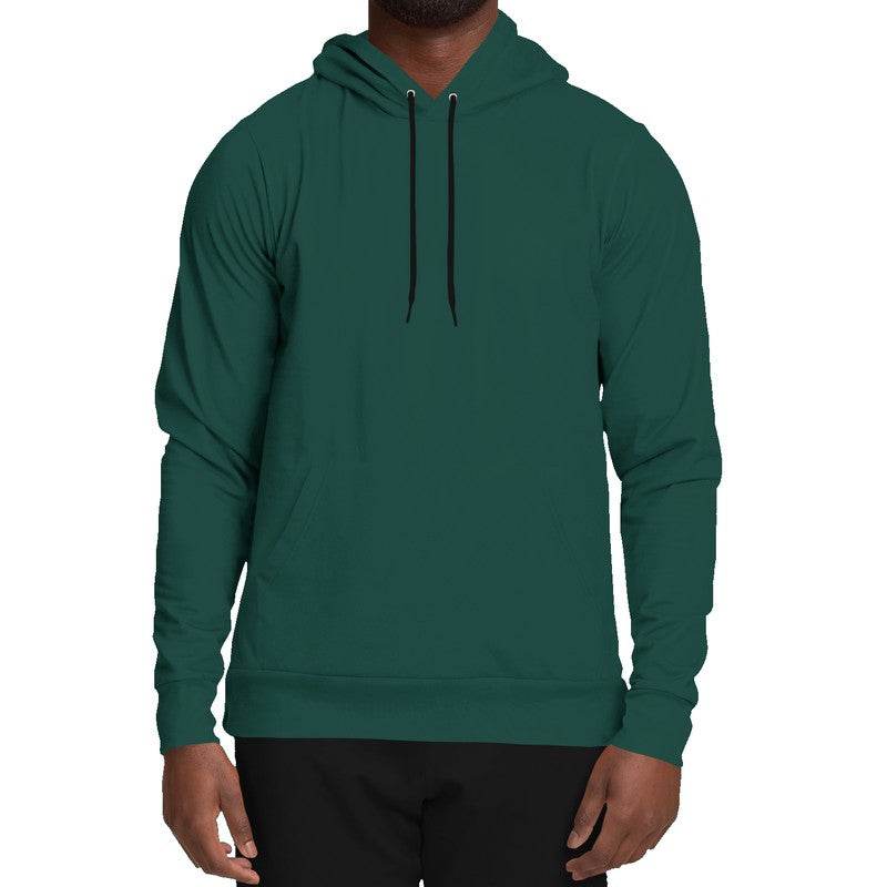 Deep Muted Blue-Green Hoodie (BG-MU-DE) - Man Front