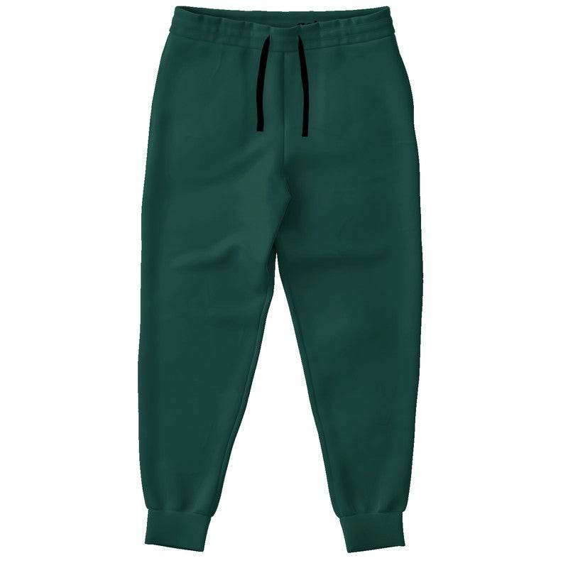 Deep Muted Blue-Green Joggers (BG-MU-DE) - Front