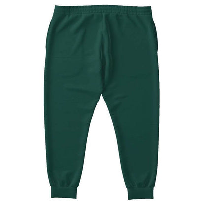 Deep Muted Blue-Green Joggers PLUS (BG-MU-DE) - Back PLUS