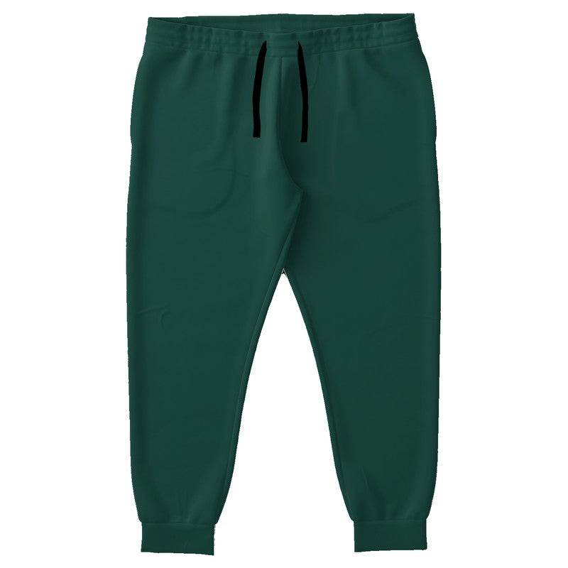 Deep Muted Blue-Green Joggers PLUS (BG-MU-DE) - Front PLUS