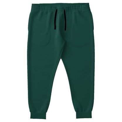 Deep Muted Blue-Green Joggers PLUS (BG-MU-DE) - Front PLUS