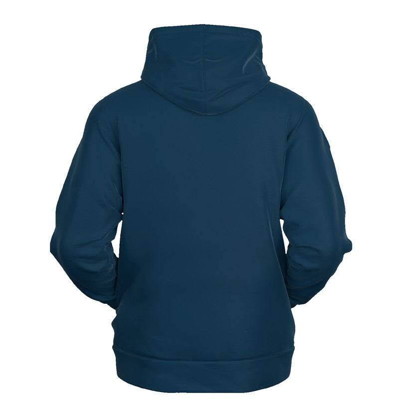 Deep Muted Blue Hoodie (B-MU-DE) - Ghost Back