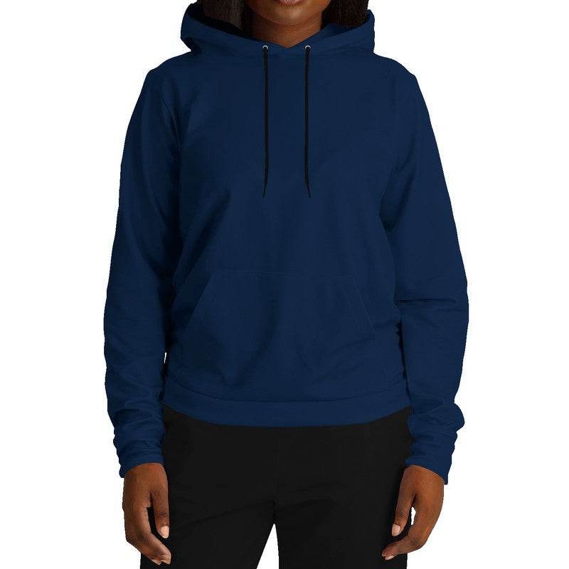 Deep Muted Blue Hoodie (IB2-MU-DE) - Woman Front