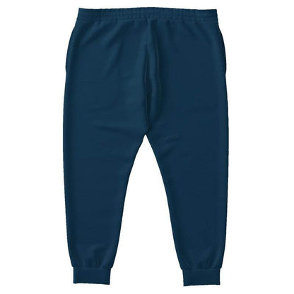 Deep Muted Blue Joggers PLUS (B-MU-DE) - Back PLUS