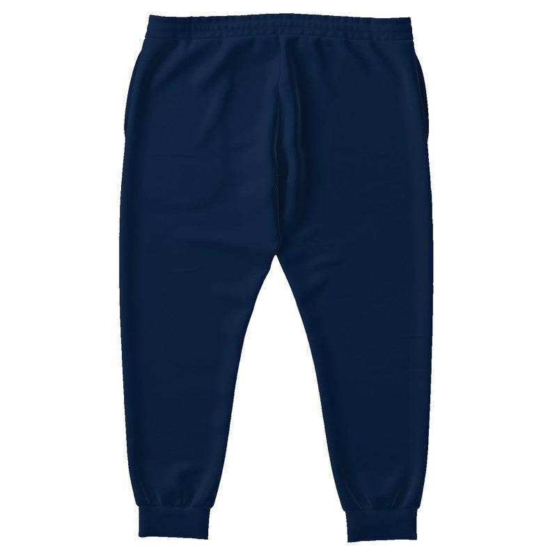 Deep Muted Blue Joggers PLUS (IB2-MU-DE) - Back PLUS