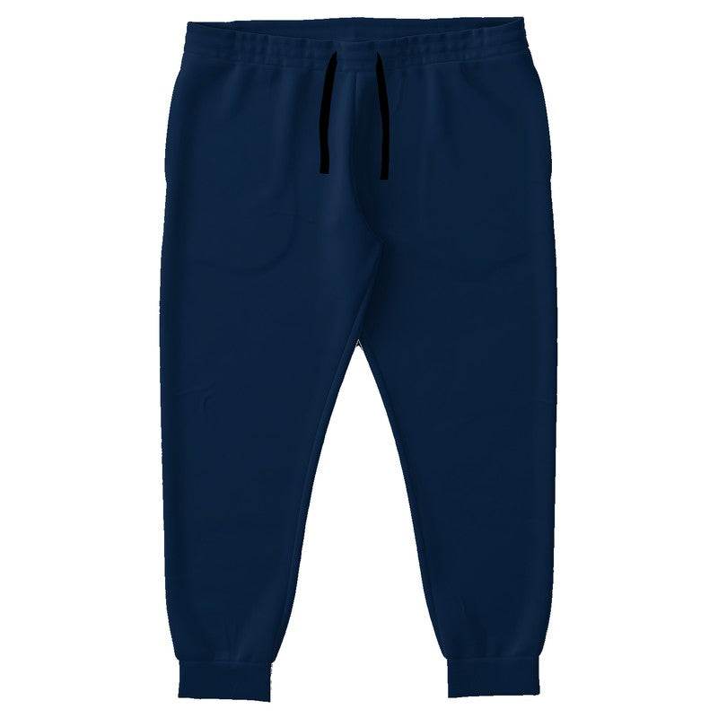Deep Muted Blue Joggers PLUS (IB2-MU-DE) - Front PLUS