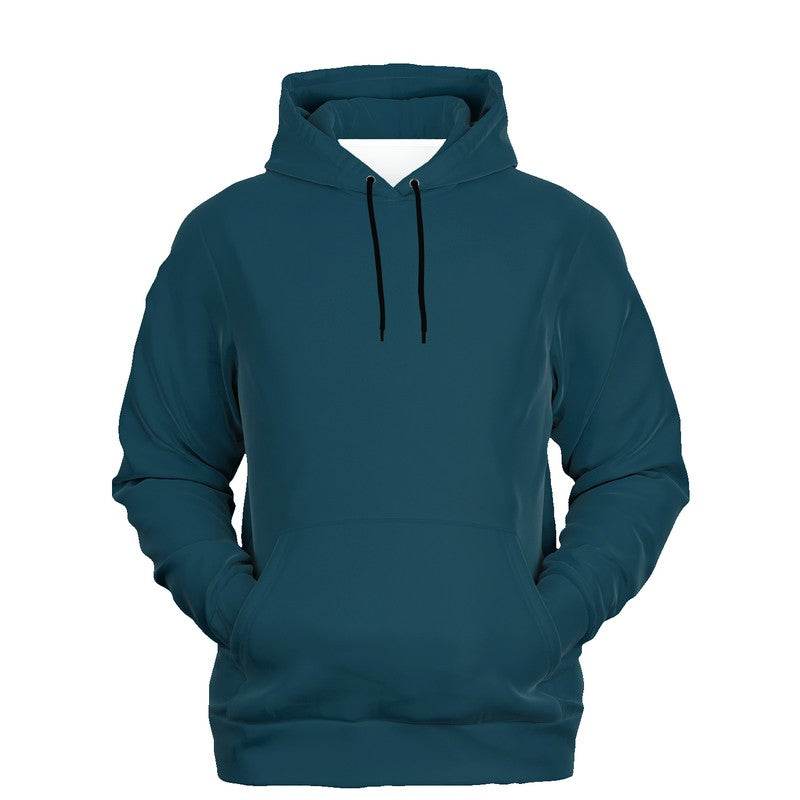 Deep Muted Cyan Hoodie (BC2-MU-DE) - Ghost Front