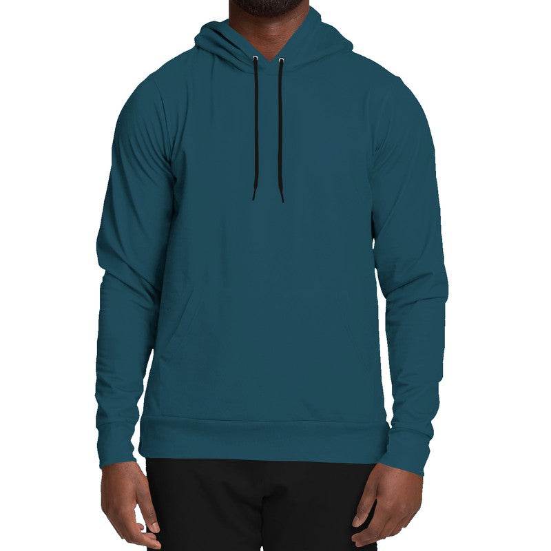 Deep Muted Cyan Hoodie (BC2-MU-DE) - Man Front