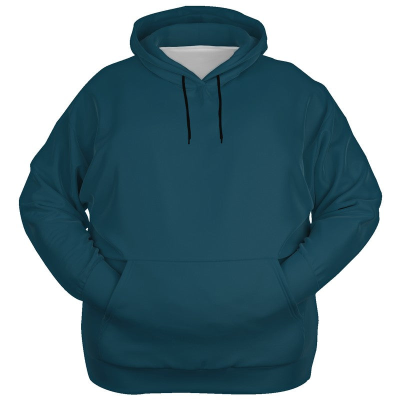 Deep Muted Cyan Hoodie PLUS (BC2-MU-DE) - Ghost Front PLUS
