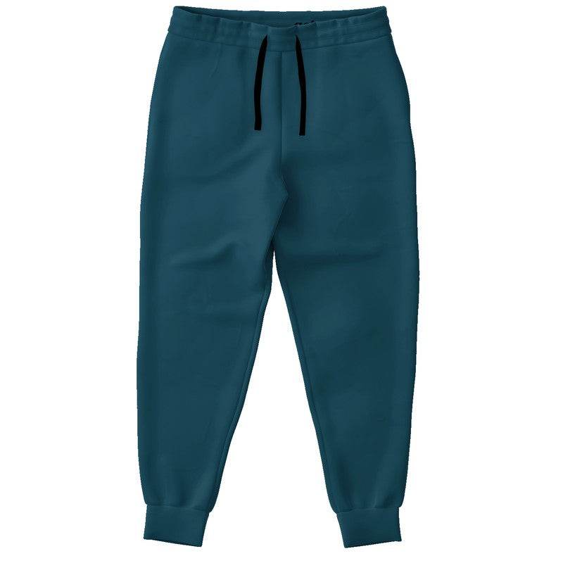 Deep Muted Cyan Joggers (BC2-MU-DE) - Front