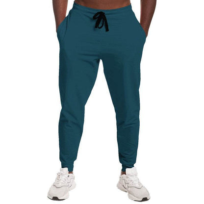 Deep Muted Cyan Joggers (BC2-MU-DE) - Man Front