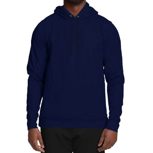 Deep Muted Indigo Hoodie (I-MU-DE) - Man Front