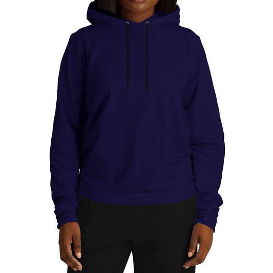Deep Muted Indigo Hoodie (PUI2-MU-DE) - Woman Front