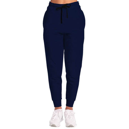 Deep Muted Indigo Joggers (I-MU-DE) - Woman Front
