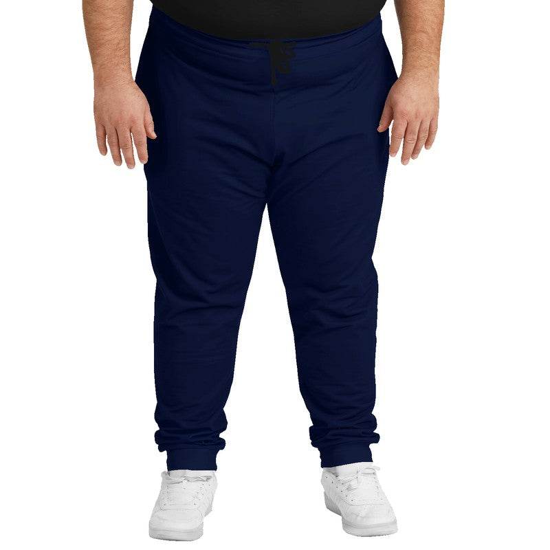 Deep Muted Indigo Joggers PLUS (I-MU-DE) - Man Front PLUS