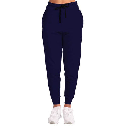 Deep Muted Indigo Joggers (PUI2-MU-DE) - Woman Front