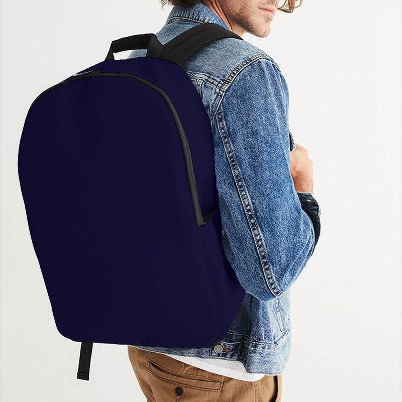 Deep Muted Indigo Waterproof Backpack (PUI2-MU-DE) - Man CloseUp