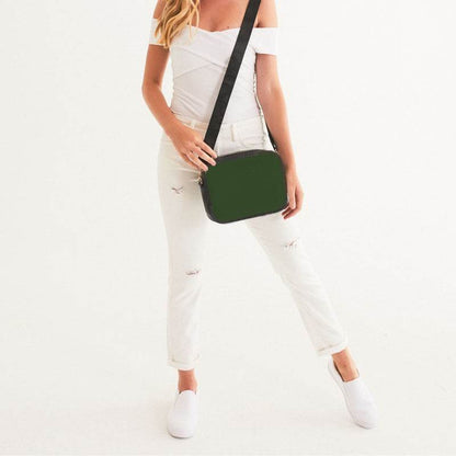 Deep Muted Lime Crossbody Bag (GL2-MU-DE) - Woman Front