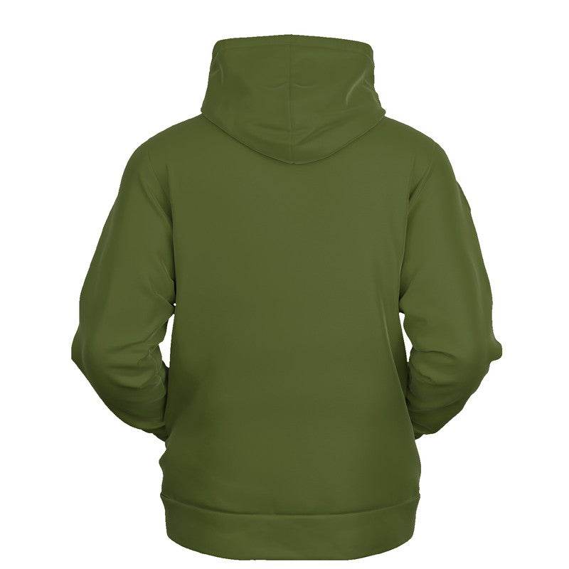 Deep Muted Lime Hoodie (L-MU-DE) - Ghost Back