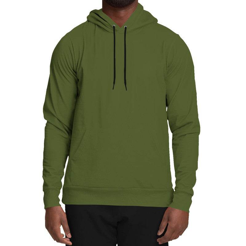 Deep Muted Lime Hoodie (L-MU-DE) - Man Front
