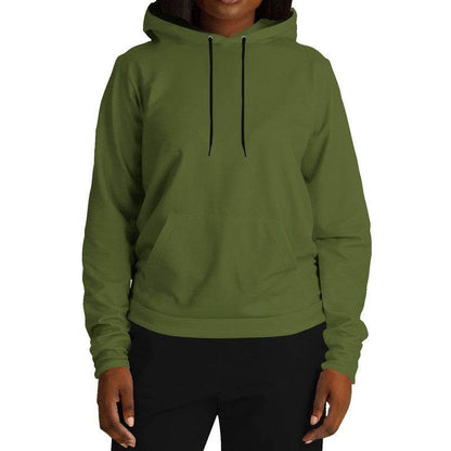 Deep Muted Lime Hoodie (L-MU-DE) - Woman Front